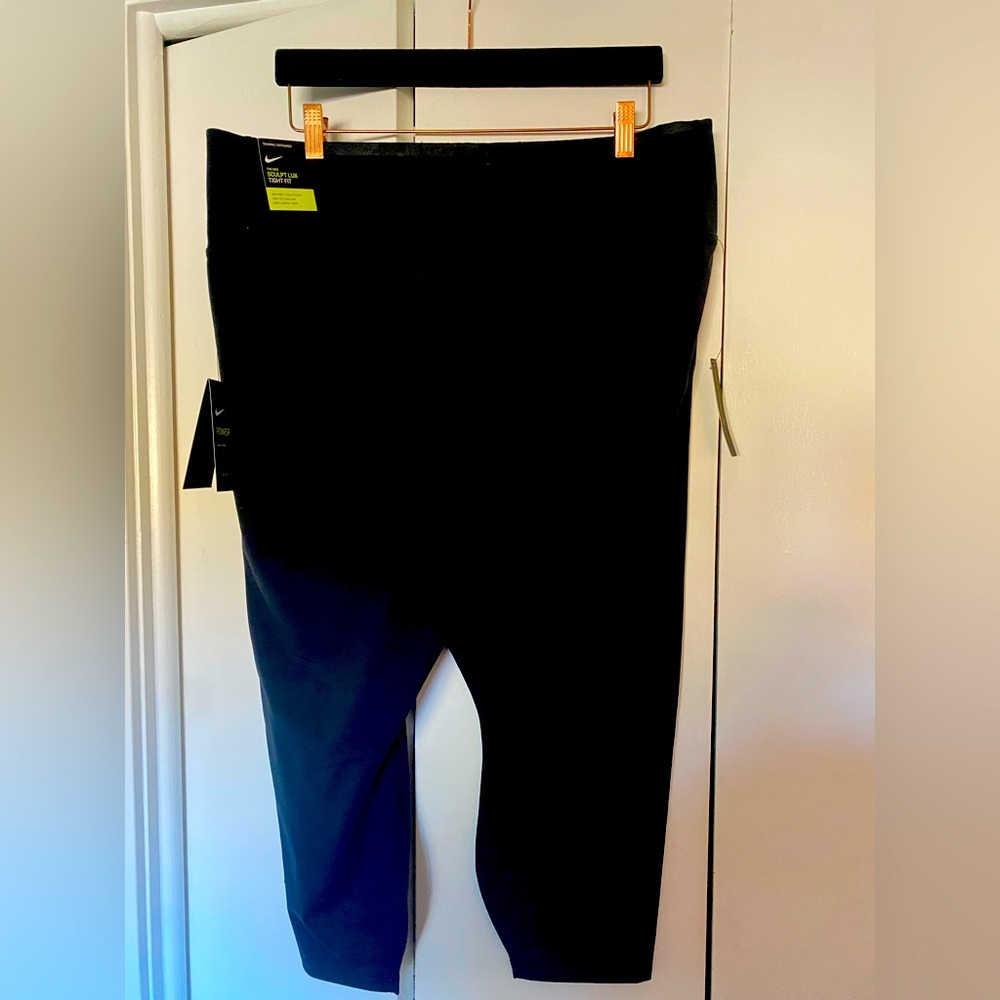 Nike Power Sculpt Lux Women’s High Rise Training Pants Crop Length Plus Size 3X
